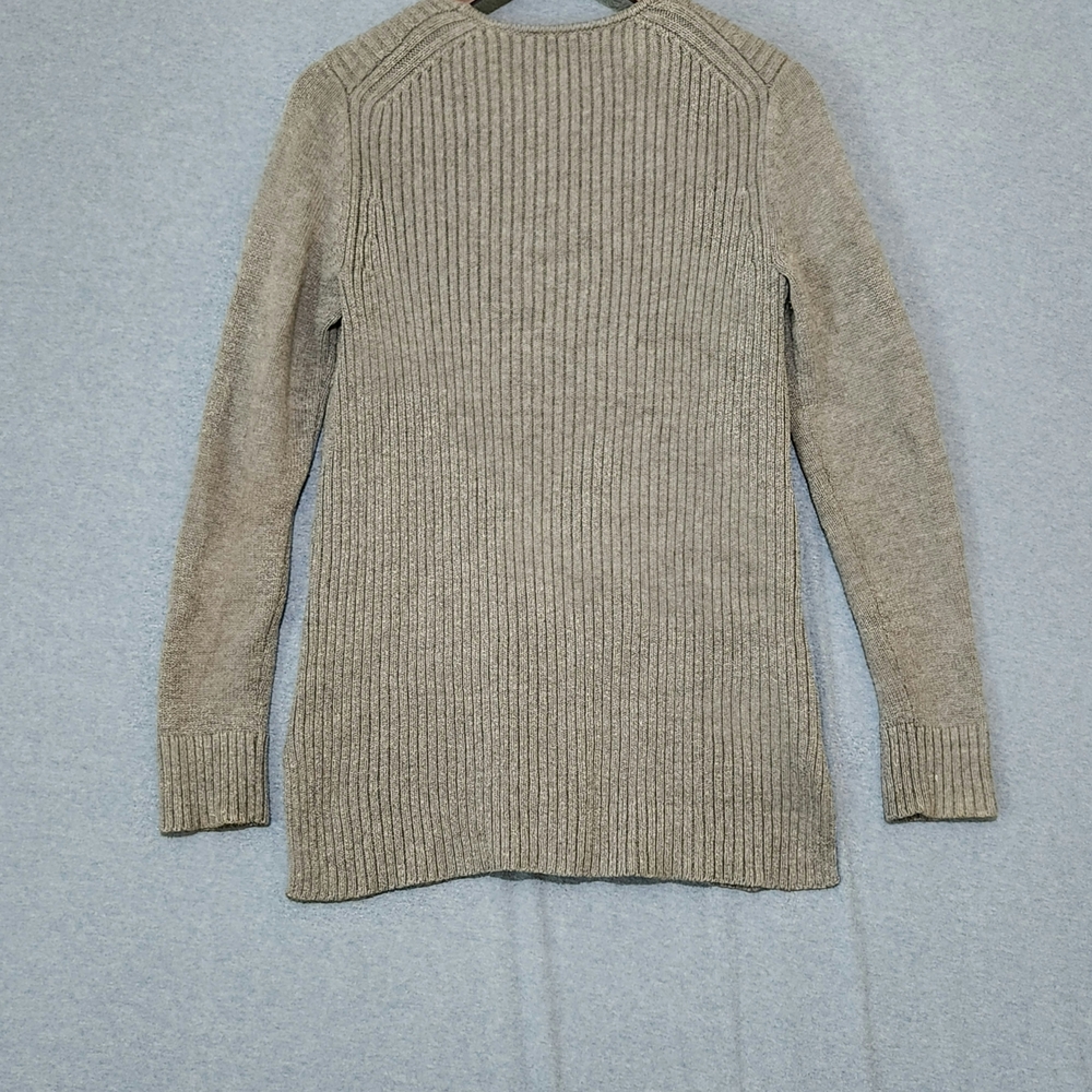 Ann Taylor V-Neck Ribbed Sweater - Picture 2 of 5